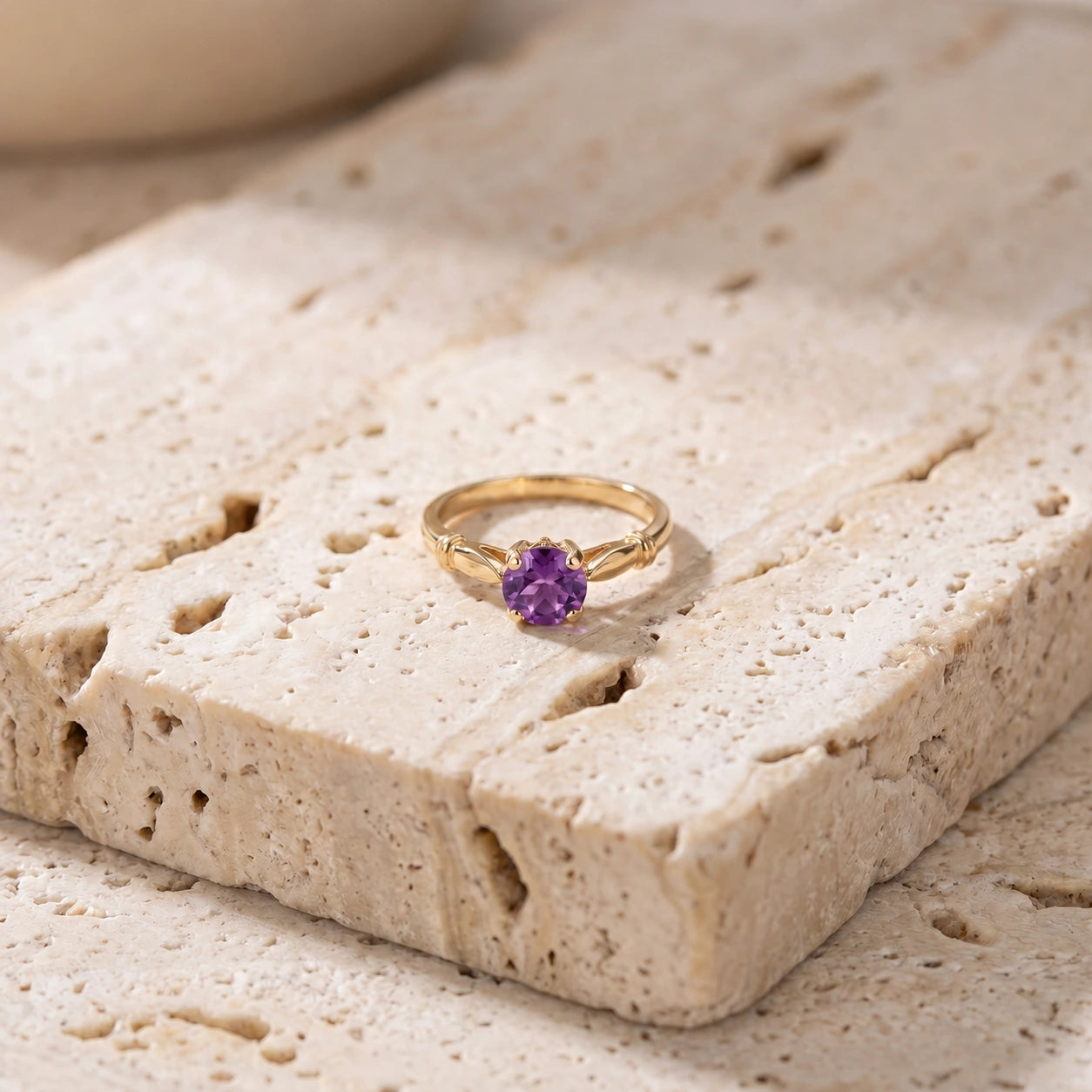 Yellow Gold Amethyst — Ausilia
