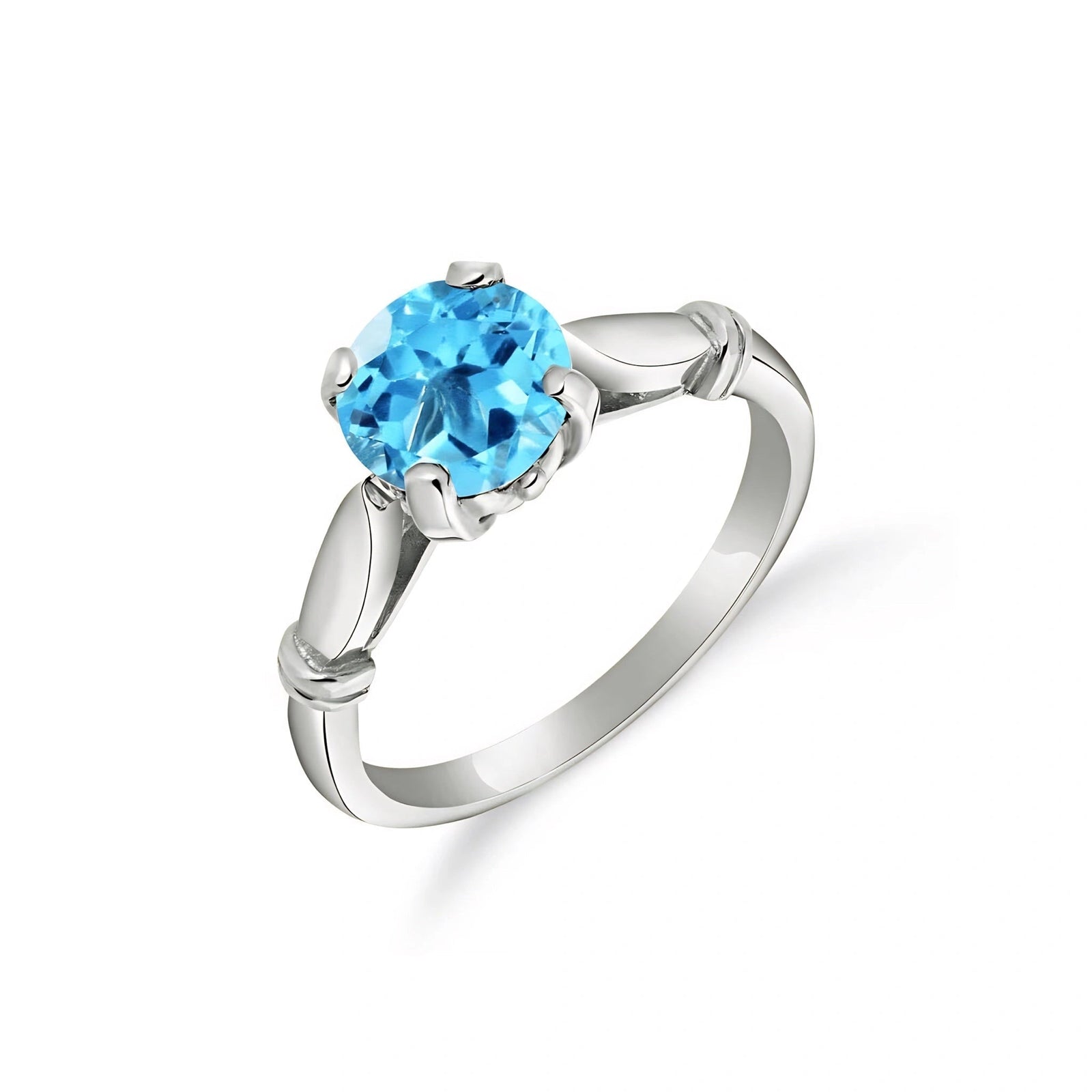 White Gold Blue Topaz — Ausilia