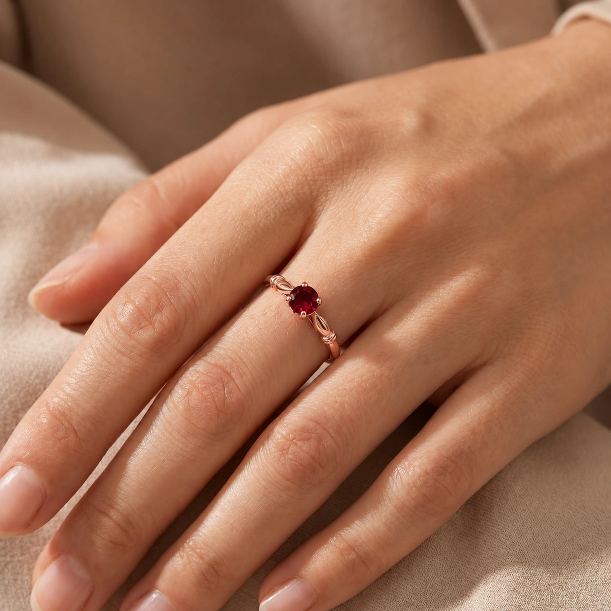 Rose Gold Ruby — Ausilia