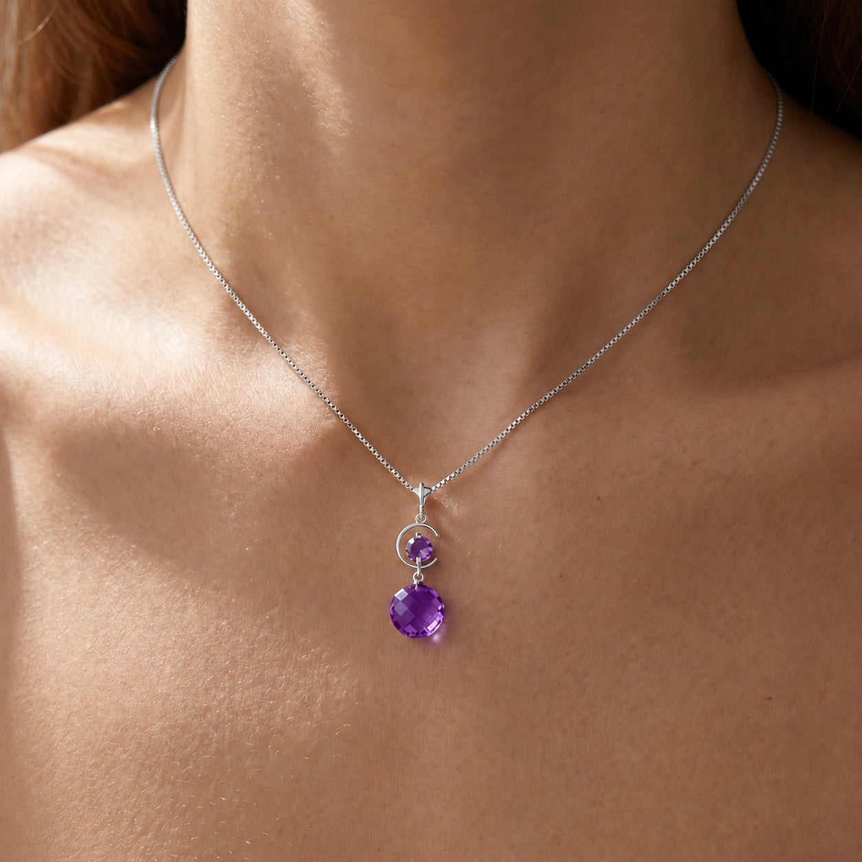 White Gold Amethyst — Azzolina