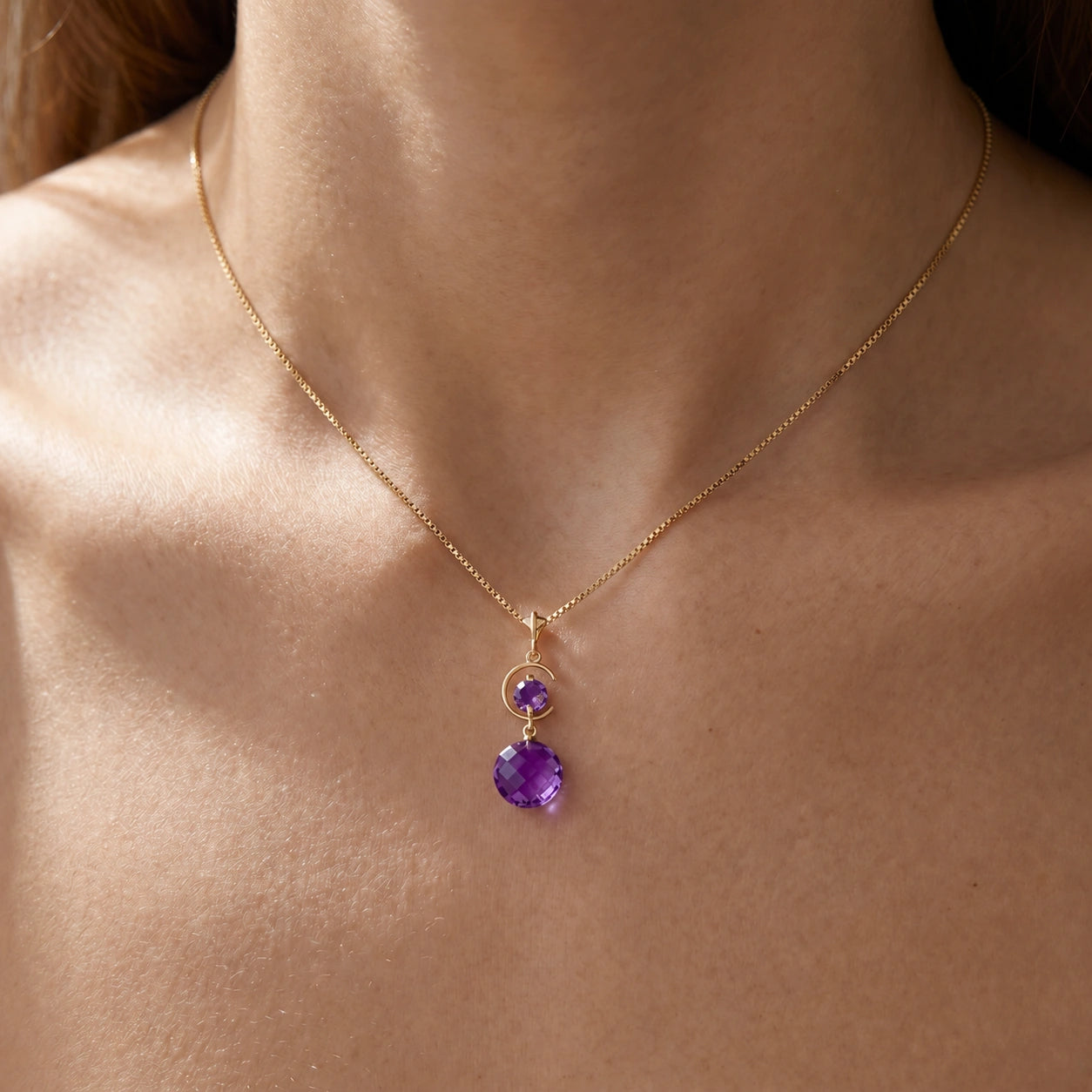 Yellow Gold Amethyst — Azzolina