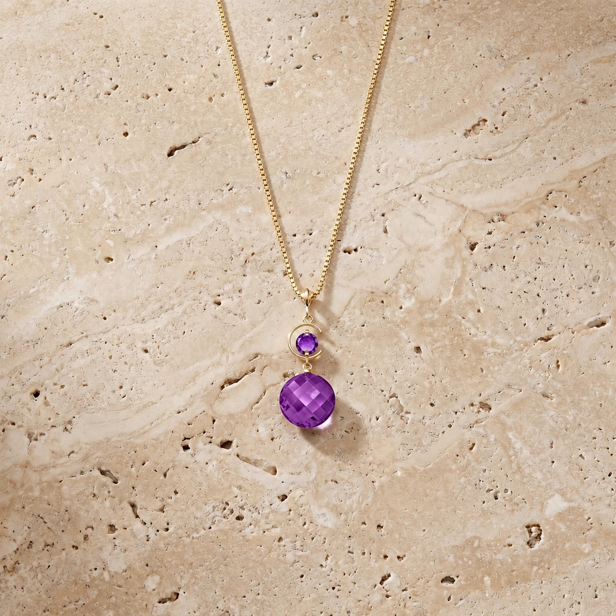 Yellow Gold Amethyst — Azzolina