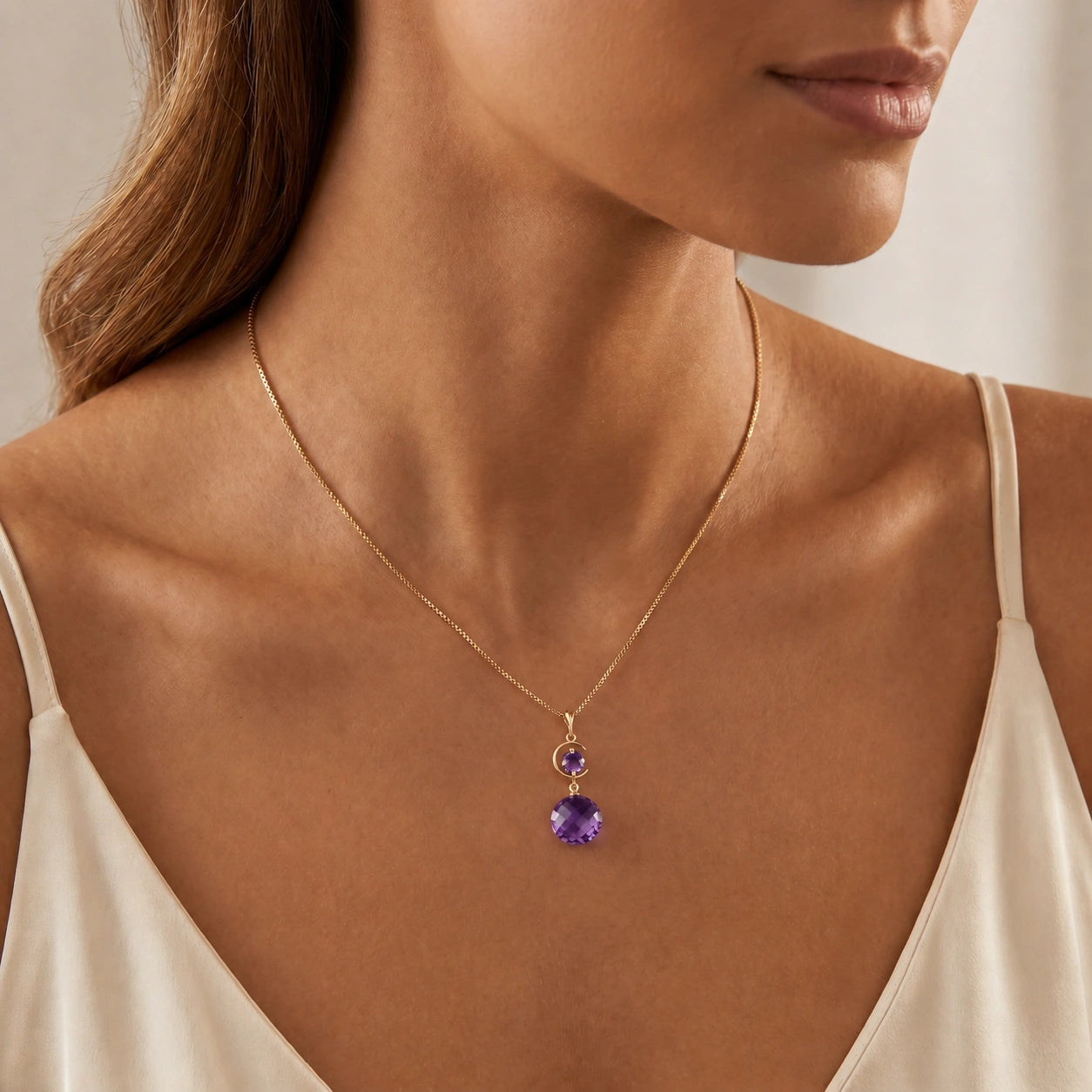 Yellow Gold Amethyst — Azzolina