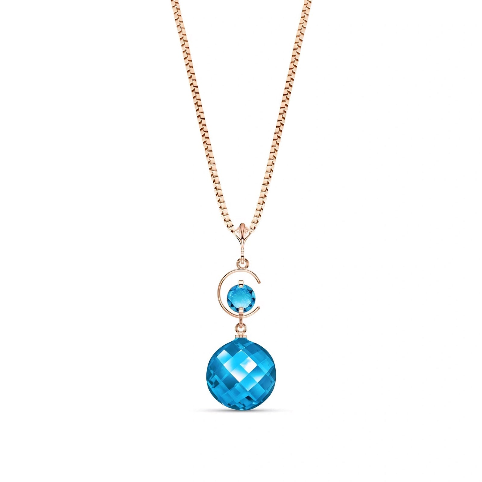 Rose Gold Blue Topaz — Azzolina