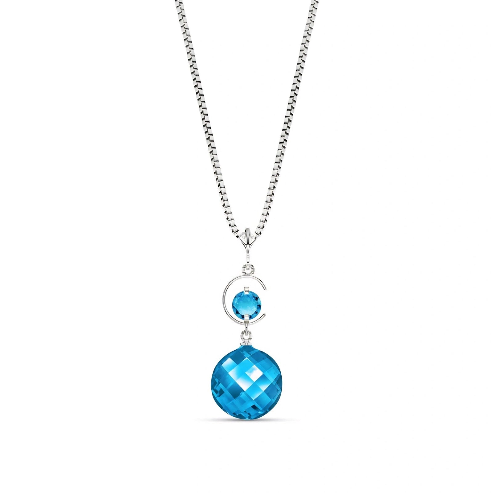 White Gold Blue Topaz — Azzolina