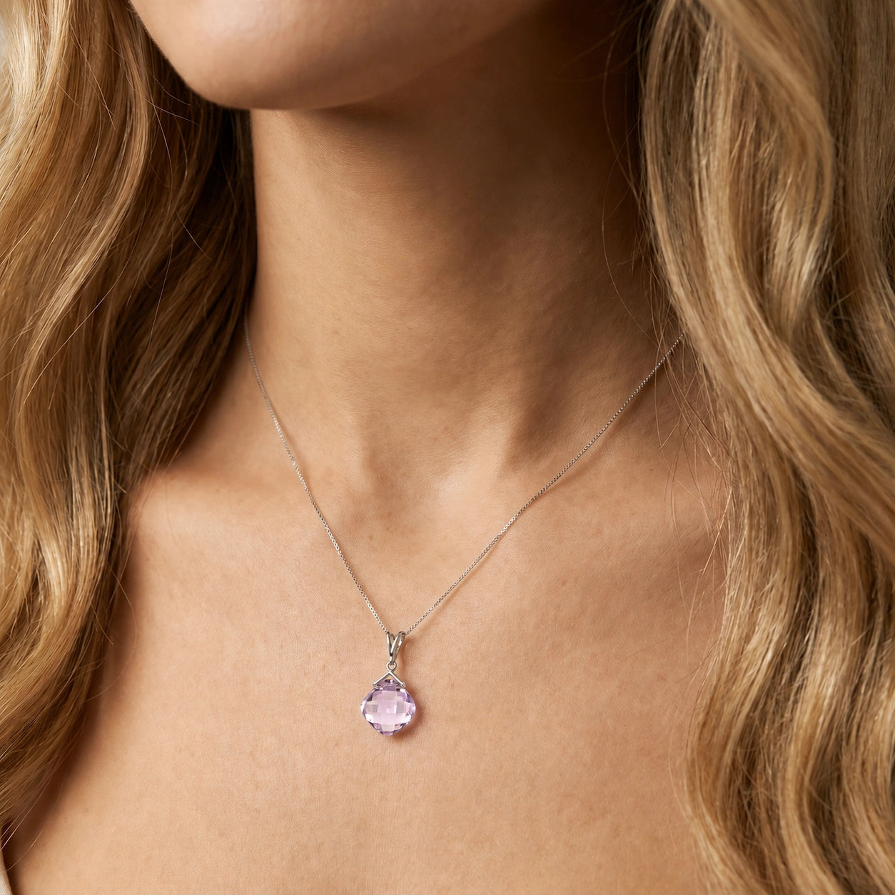 White Gold Amethyst — Celina