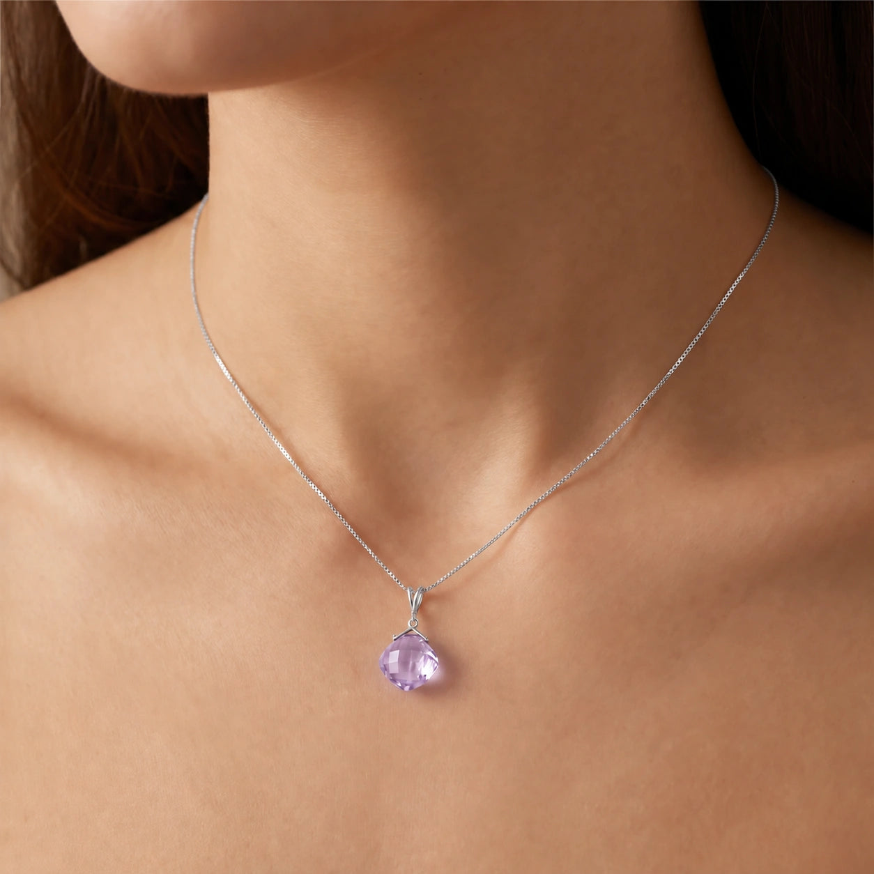 White Gold Amethyst — Celina