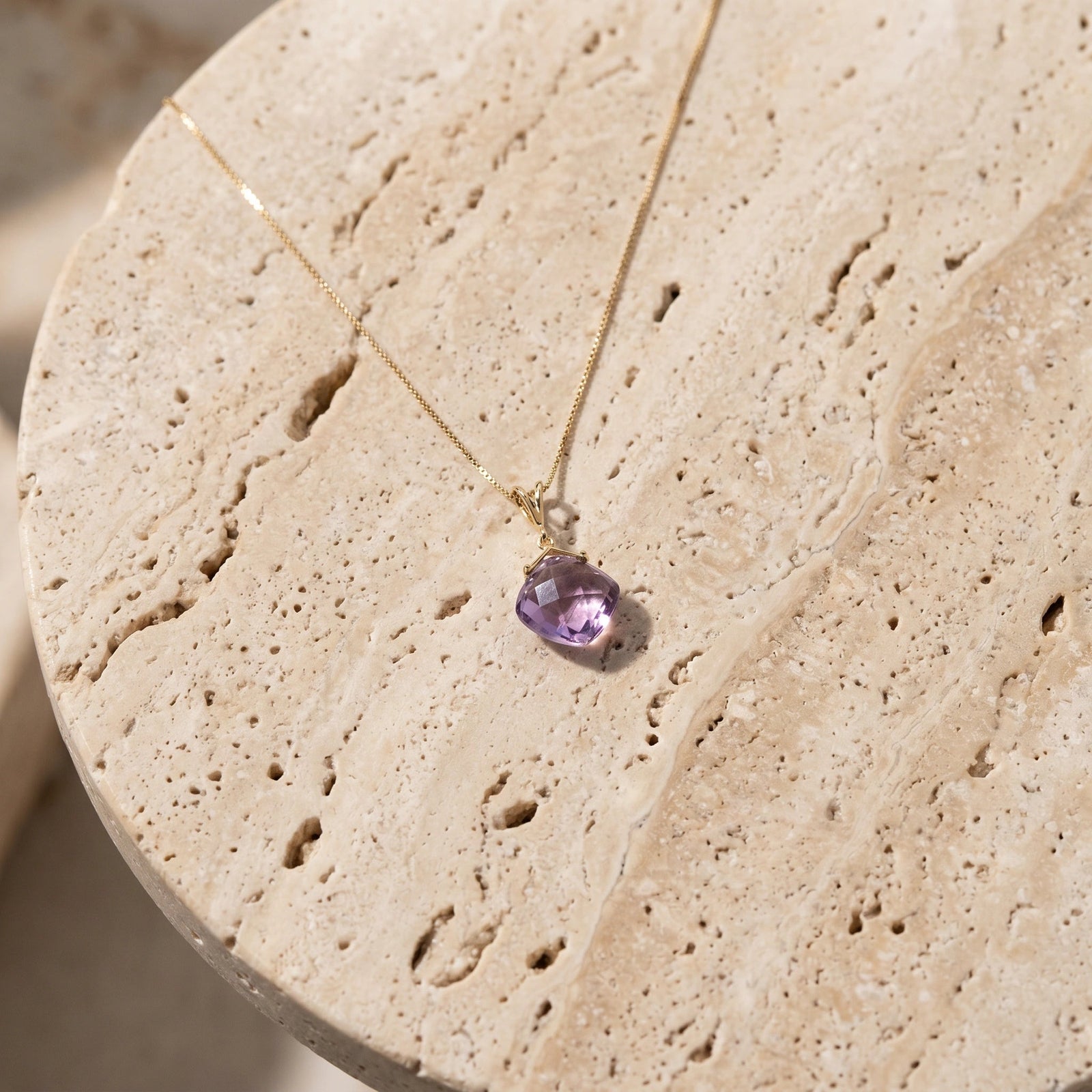 Yellow Gold Amethyst — Celina