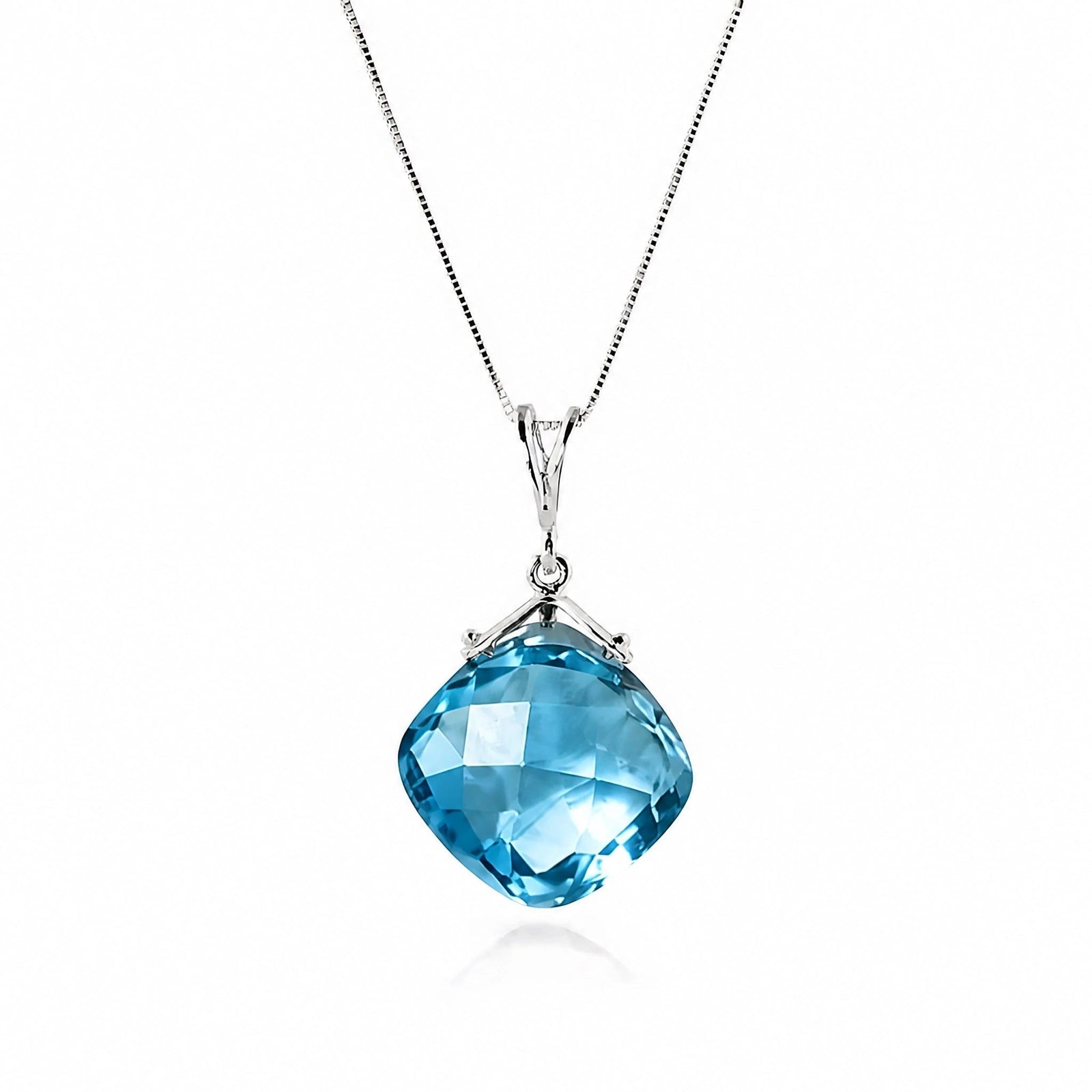 White Gold Blue Topaz — Celina