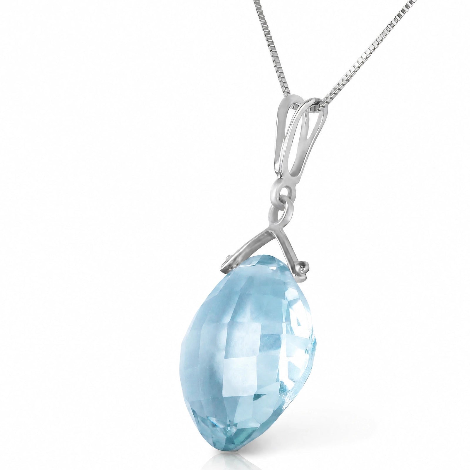 White Gold Blue Topaz — Celina