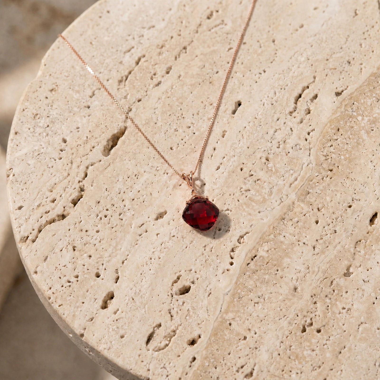 Rose Gold Garnet — Celina