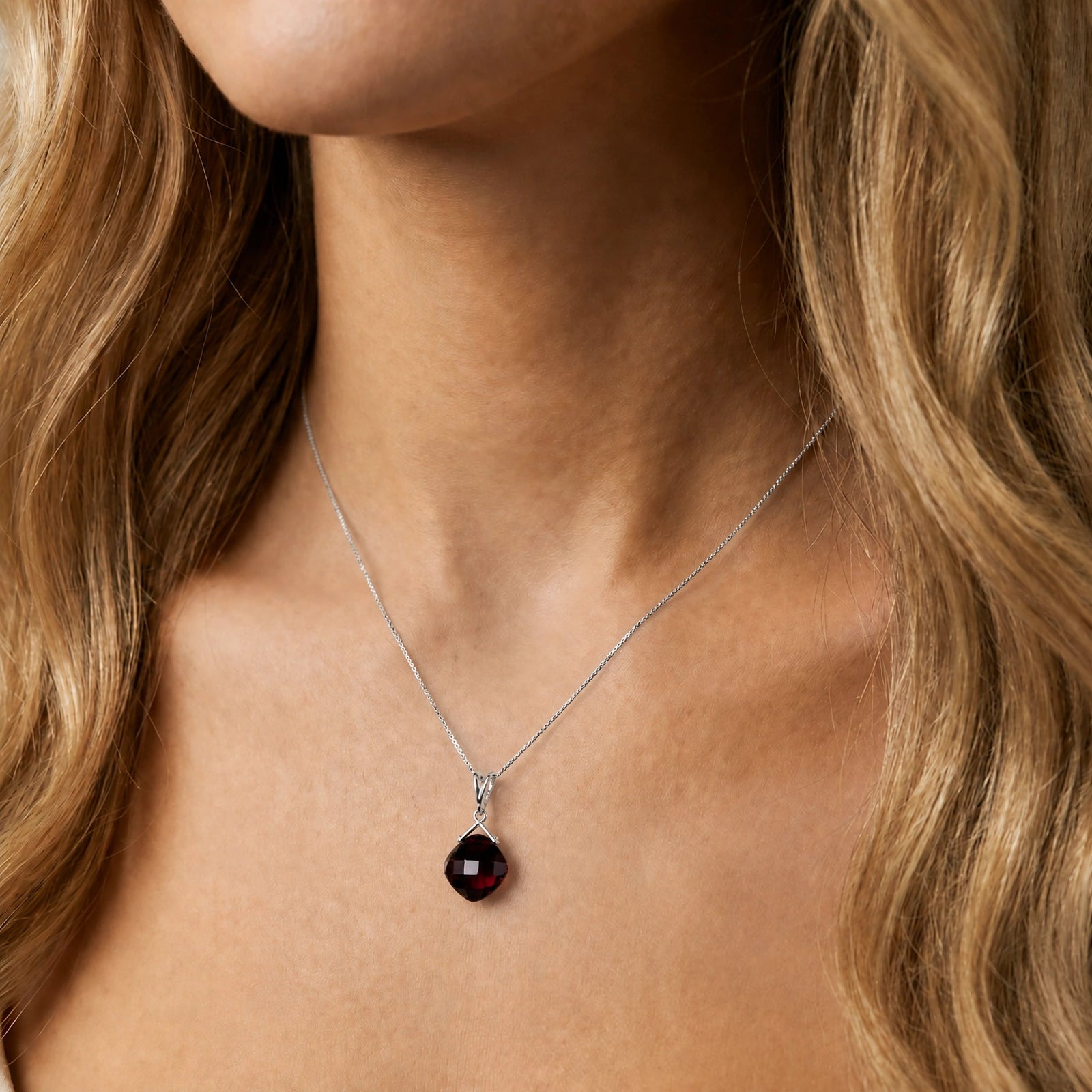 White Gold Garnet — Celina
