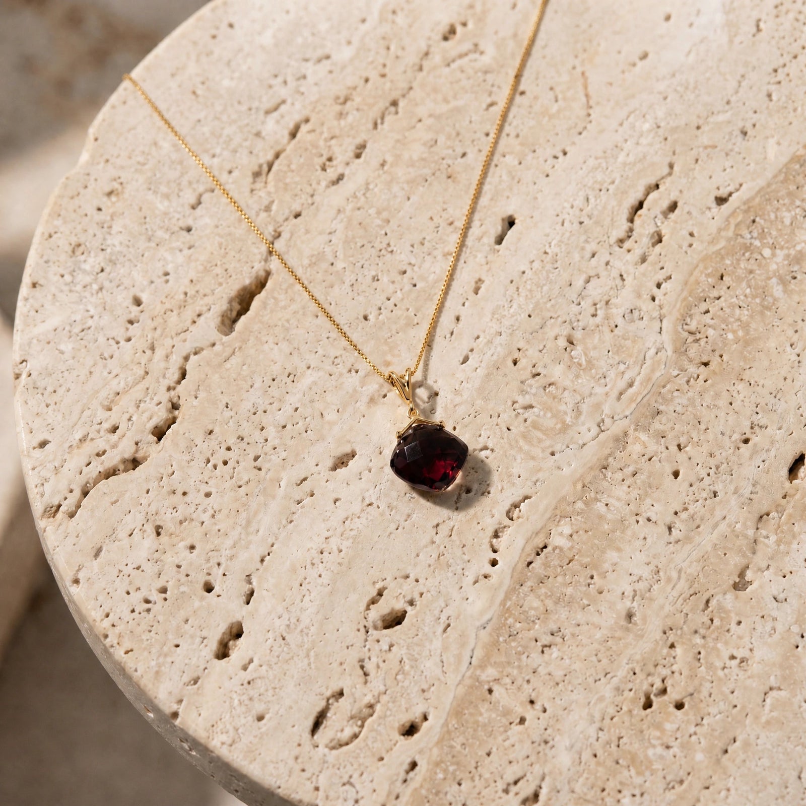 Yellow Gold Garnet — Celina