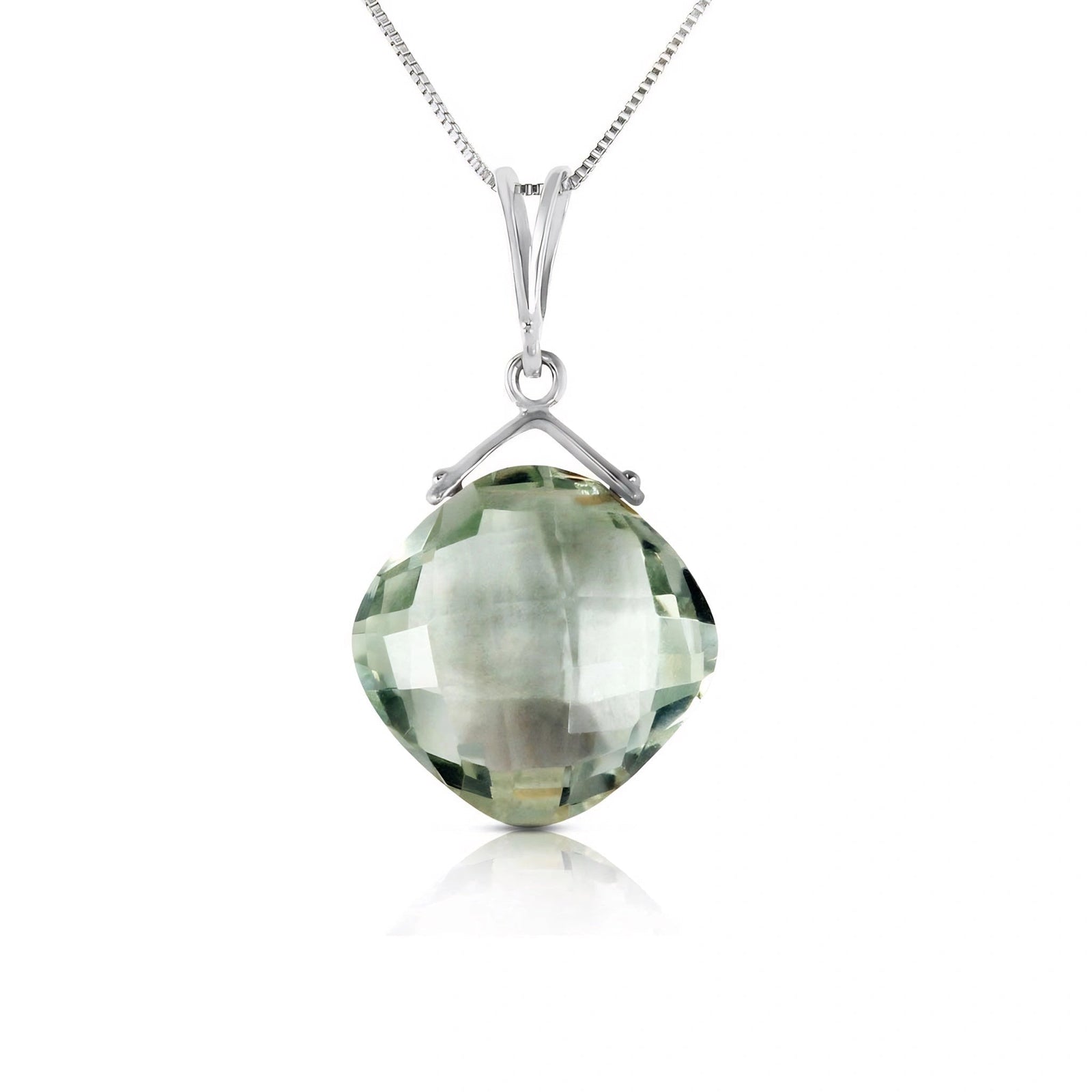 White Gold Green Amethyst — Celina