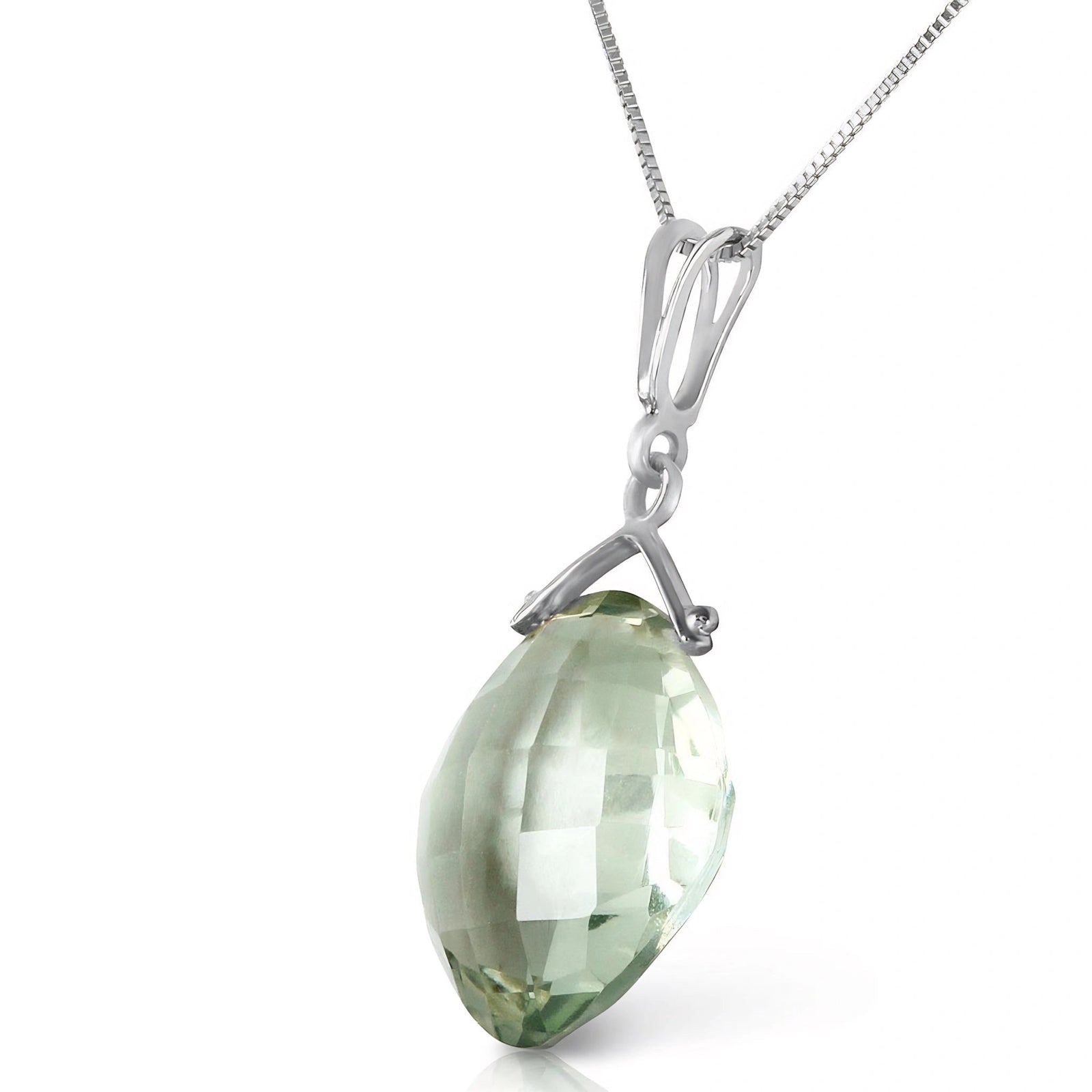 White Gold Green Amethyst — Celina
