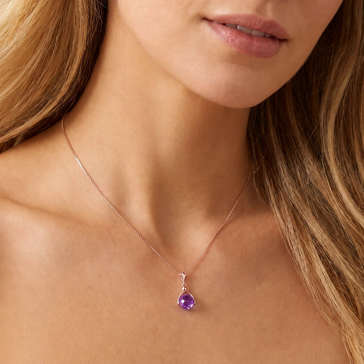 Rose Gold Amethyst — Rosanna