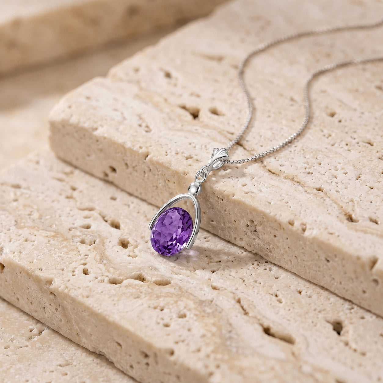 White Gold Amethyst — Rosanna