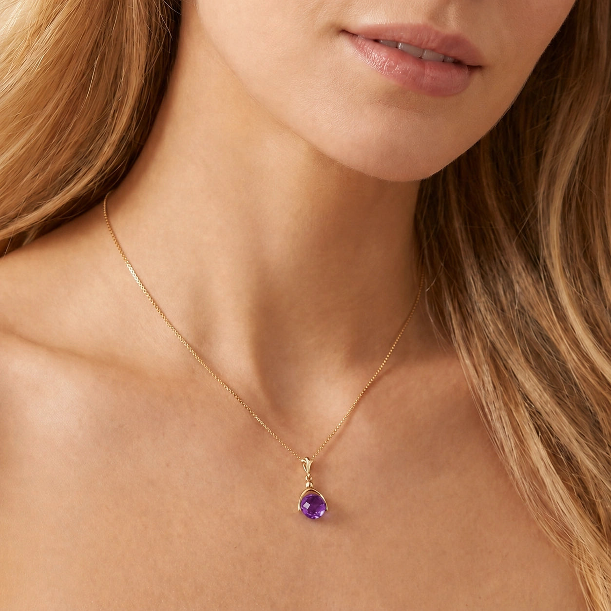 Yellow Gold Amethyst — Rosanna
