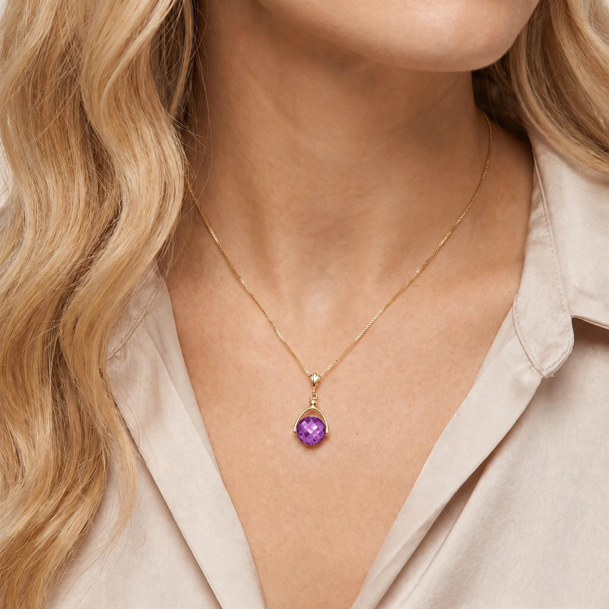 Yellow Gold Amethyst — Rosanna