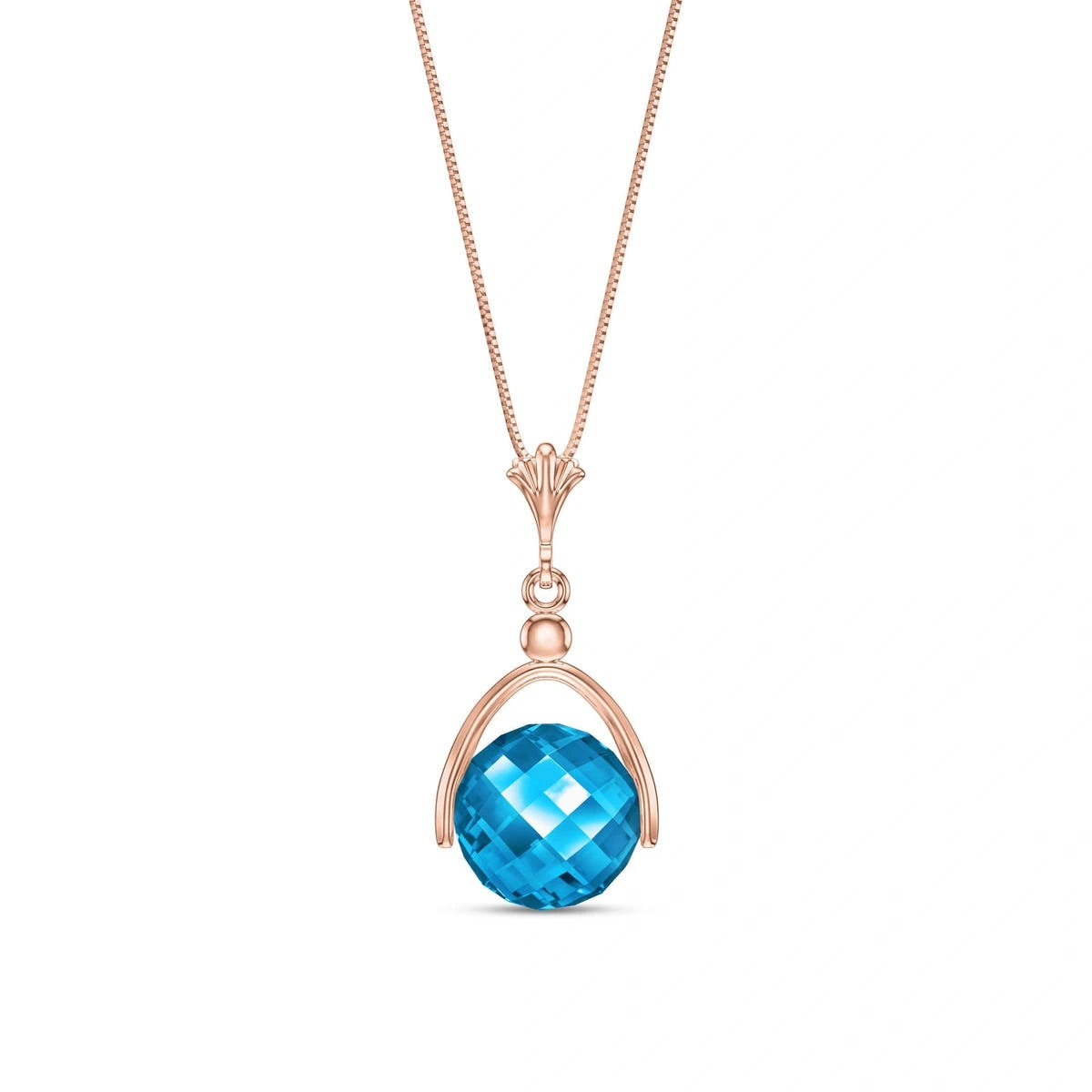 Rose Gold Blue Topaz — Rosanna