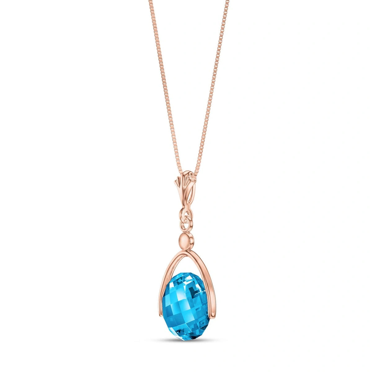 Rose Gold Blue Topaz — Rosanna
