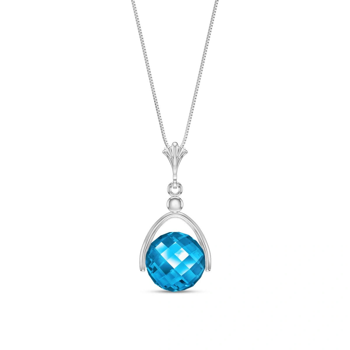White Gold Blue Topaz — Rosanna