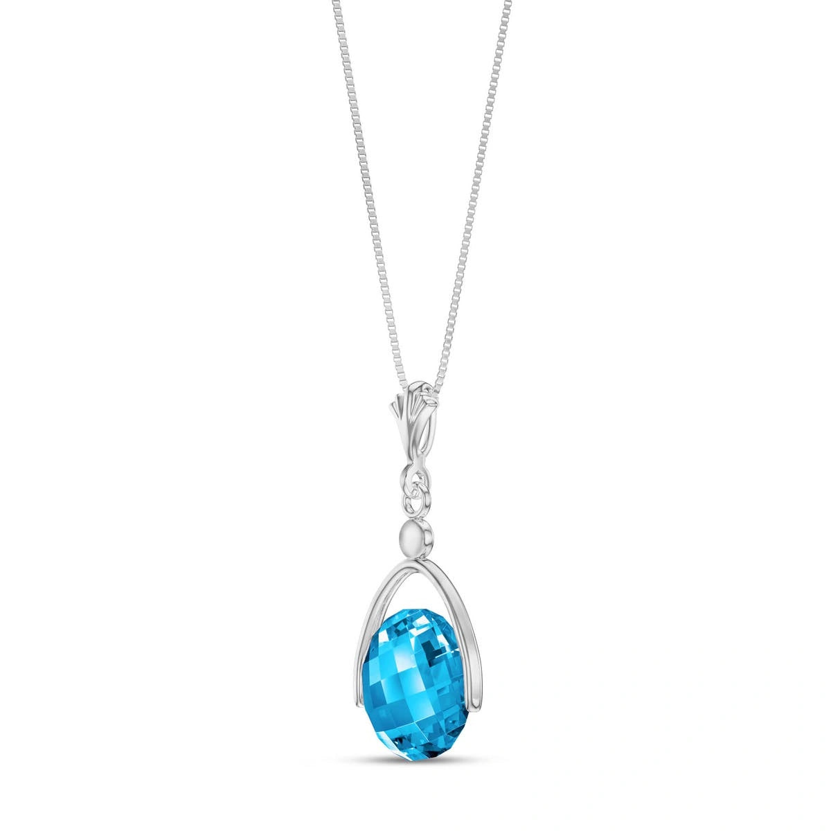 White Gold Blue Topaz — Rosanna