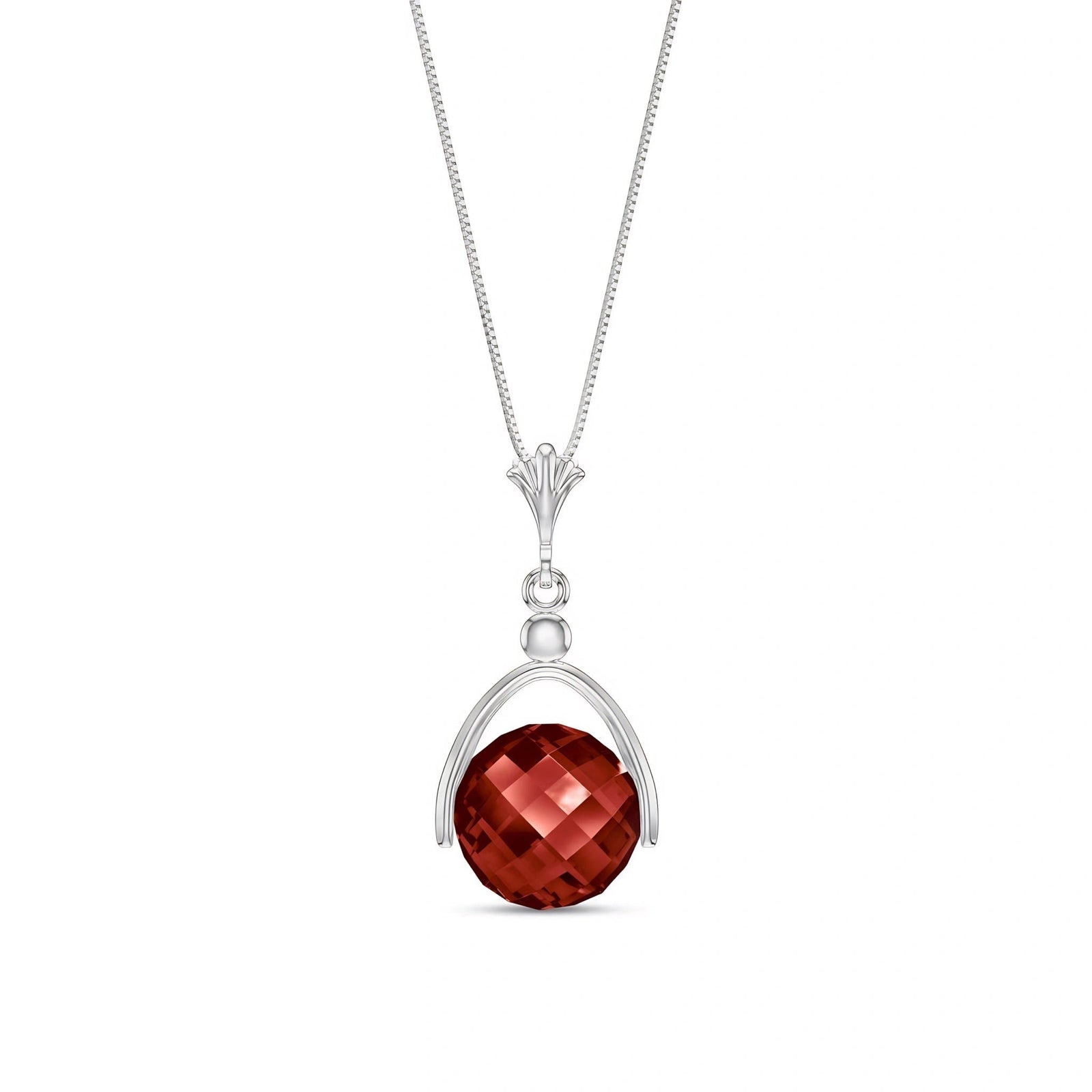 White Gold Garnet — Rosanna