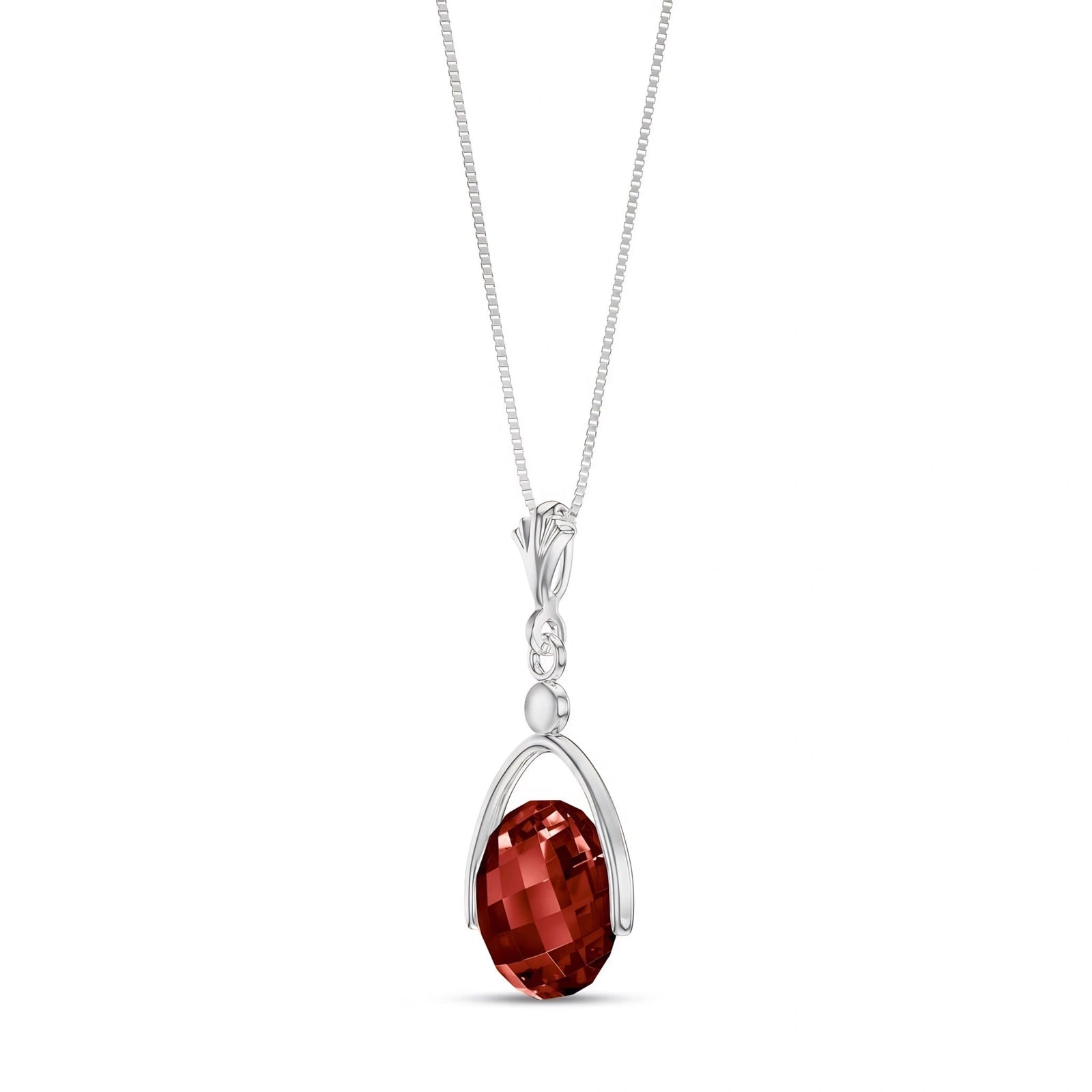 White Gold Garnet — Rosanna