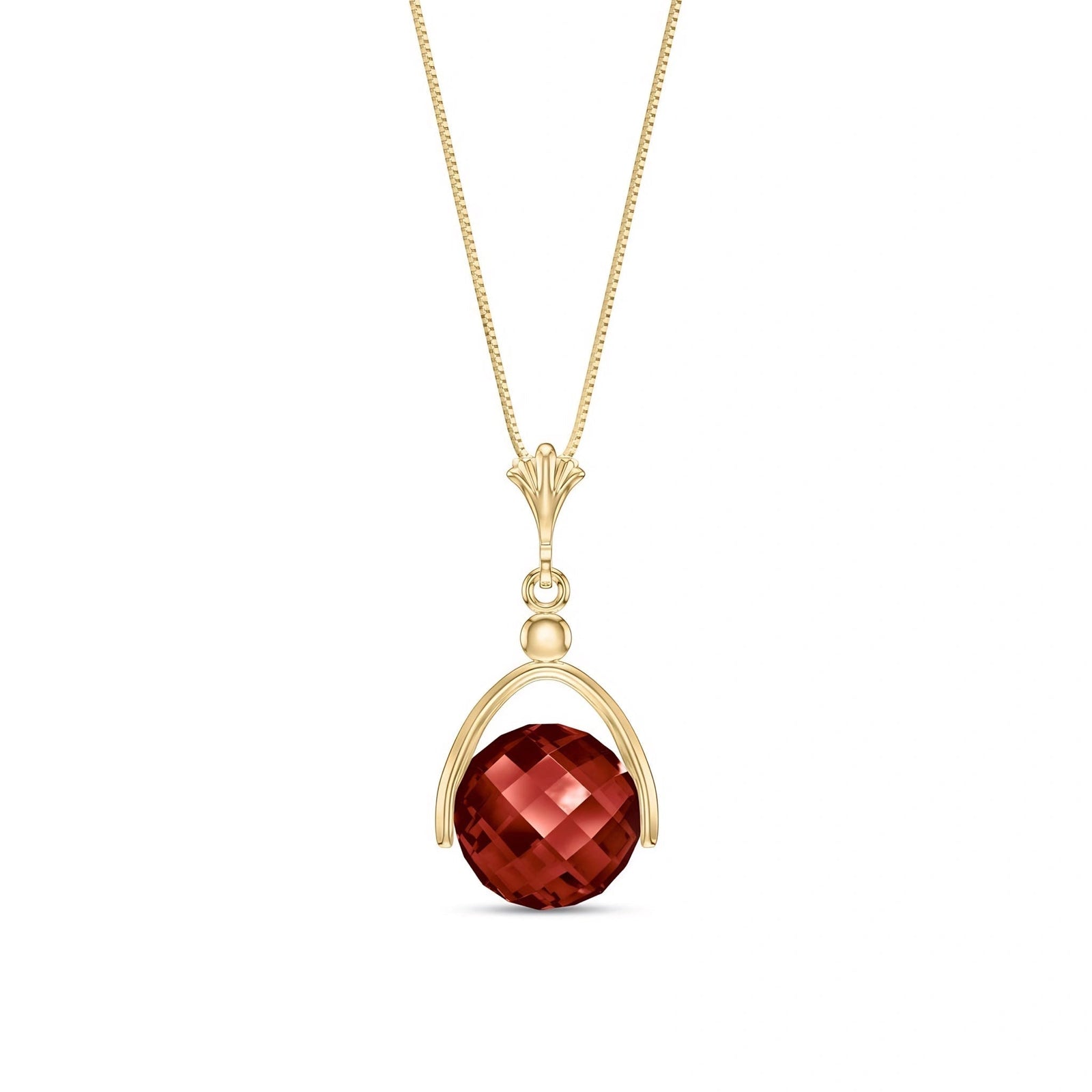 Yellow Gold Garnet — Rosanna