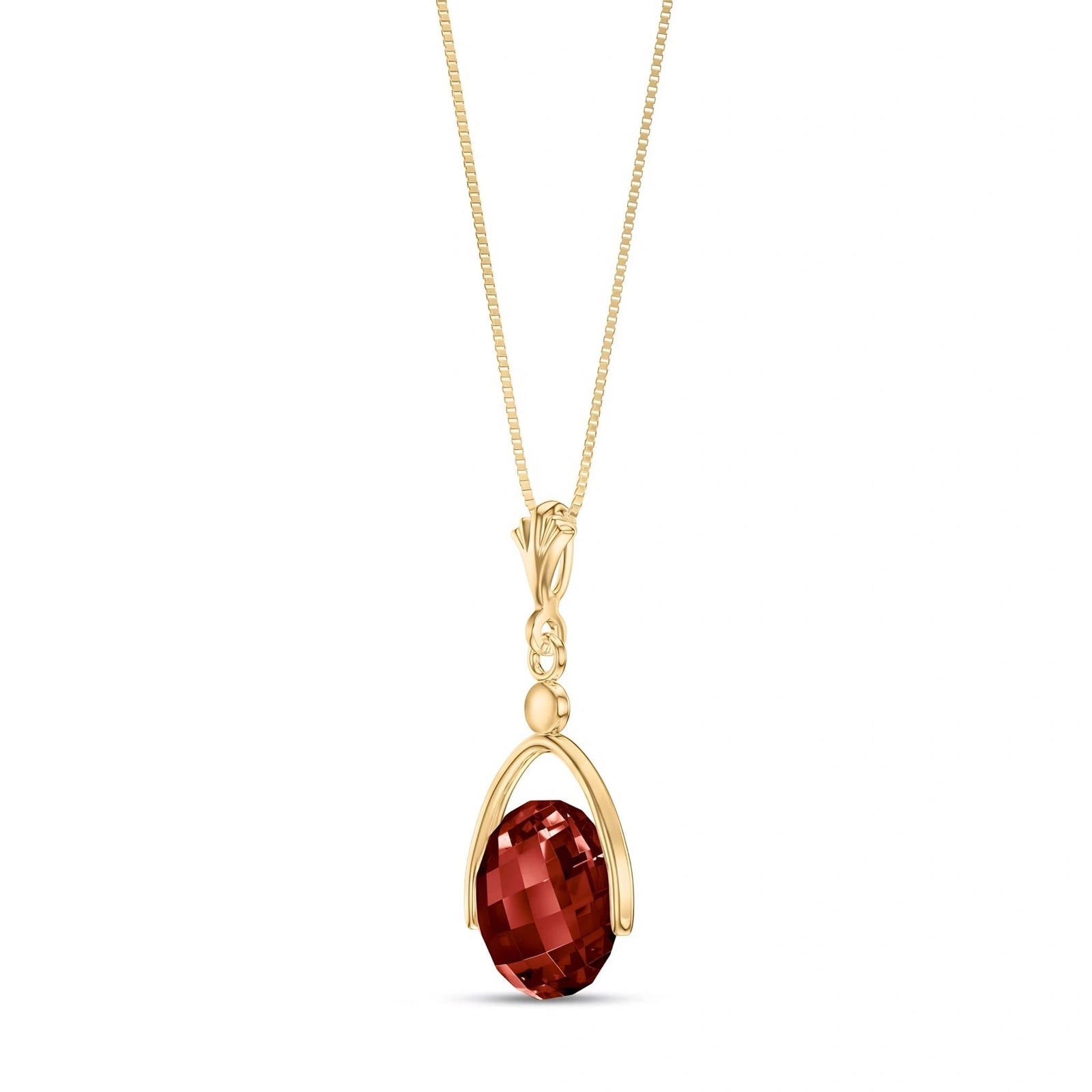 Yellow Gold Garnet — Rosanna