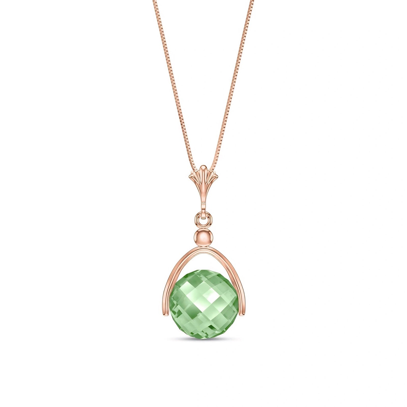Rose Gold Green Amethyst — Rosanna