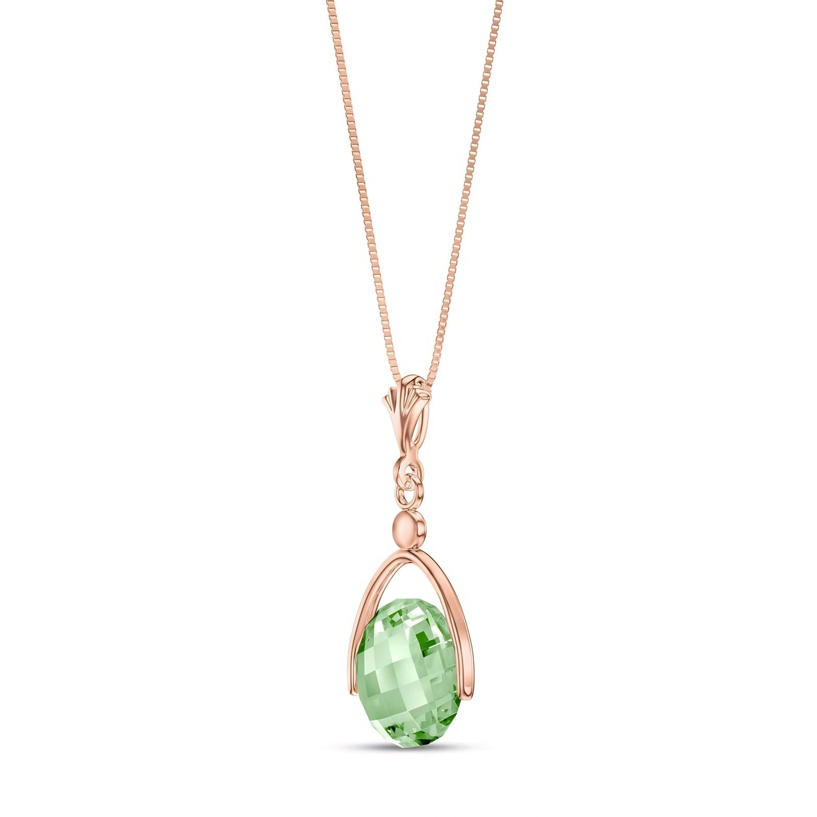 Rose Gold Green Amethyst — Rosanna