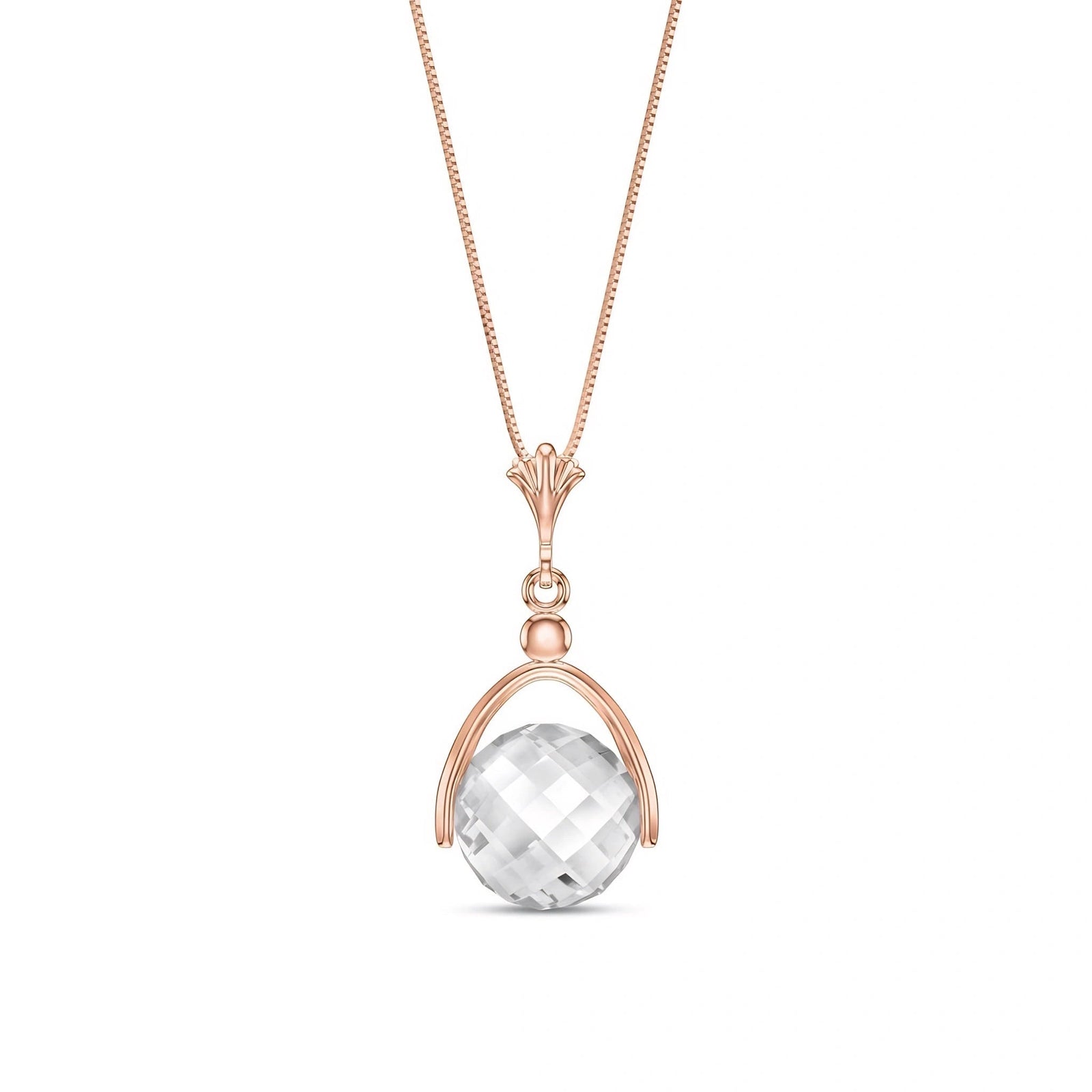 Rose Gold White Topaz — Rosanna