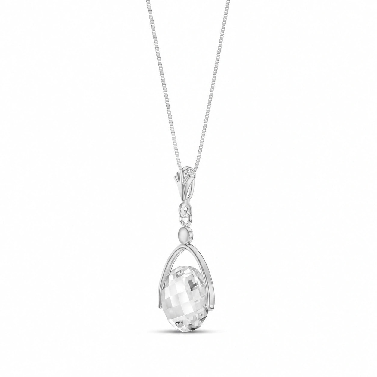 White Gold White Topaz — Rosanna