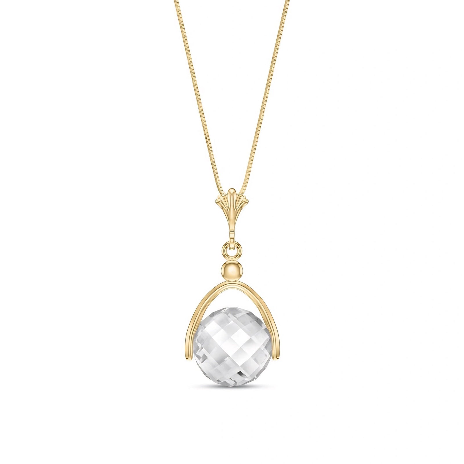 Yellow Gold White Topaz — Rosanna