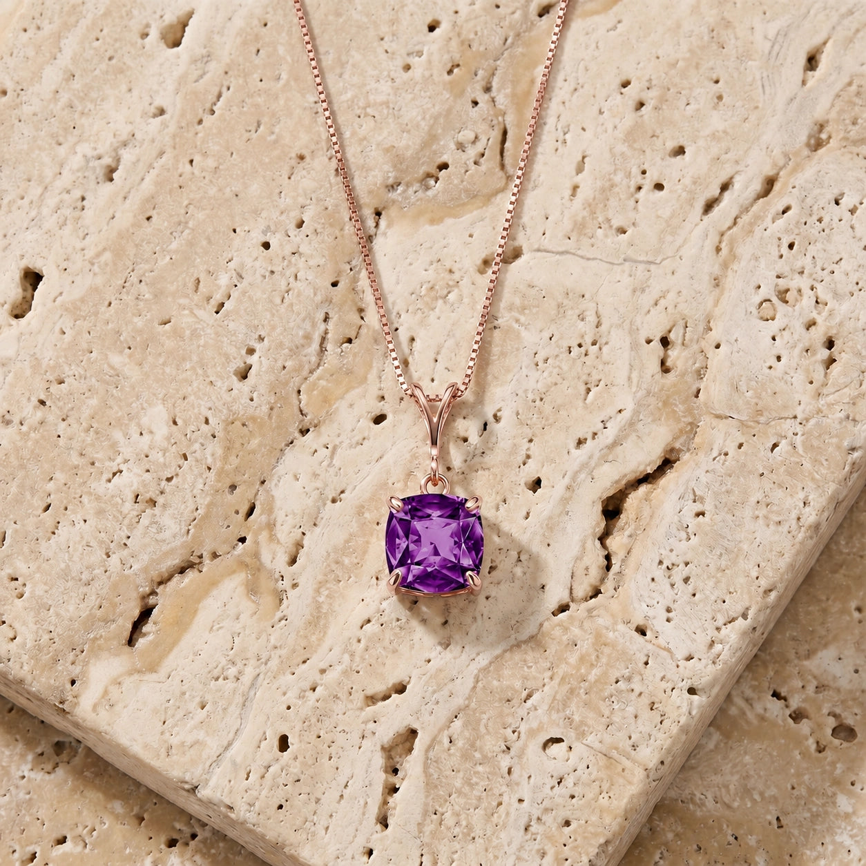Rose Gold Amethyst — Calida