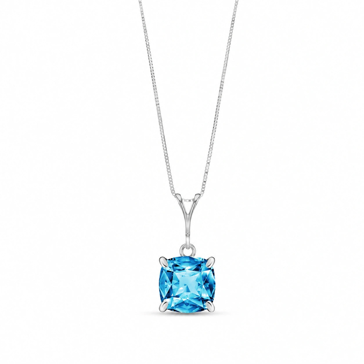 White Gold Blue Topaz — Calida