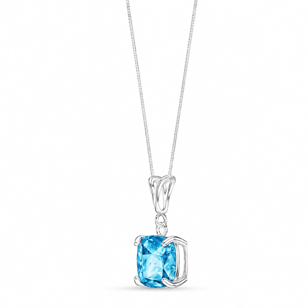 White Gold Blue Topaz — Calida