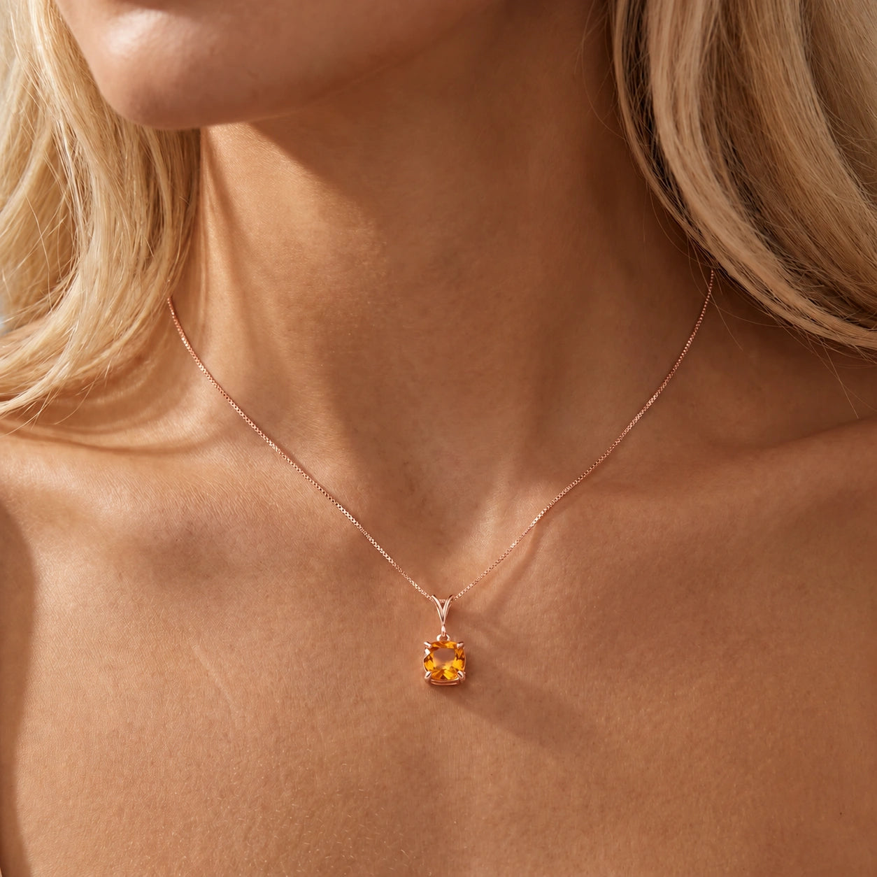 Rose Gold Citrine — Calida