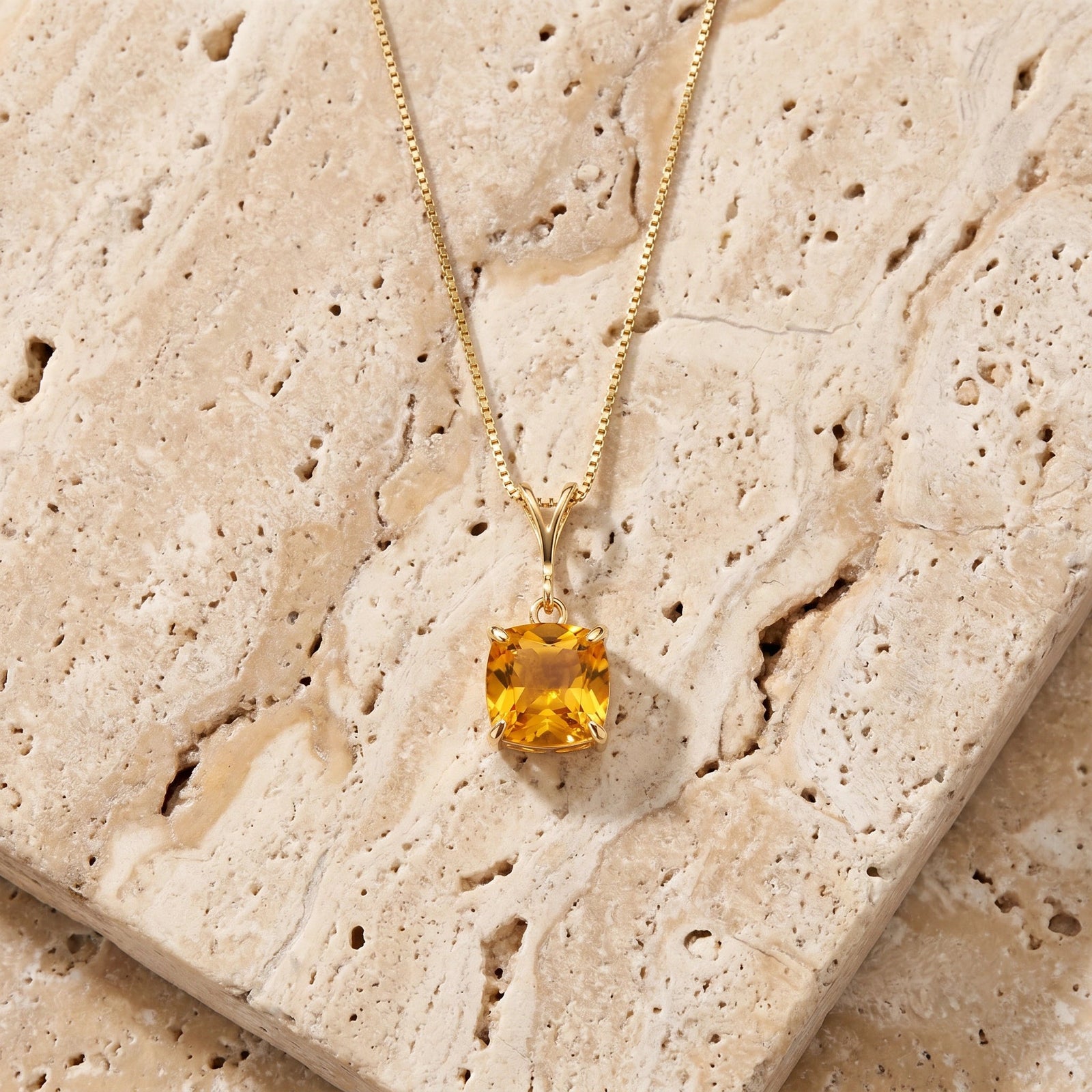 Yellow Gold Citrine — Calida