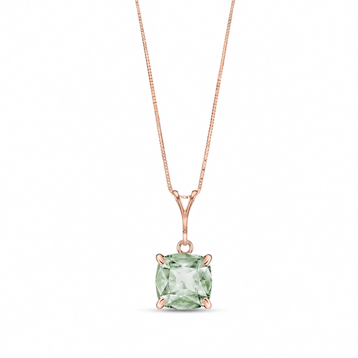 Rose Gold Green Amethyst — Calida