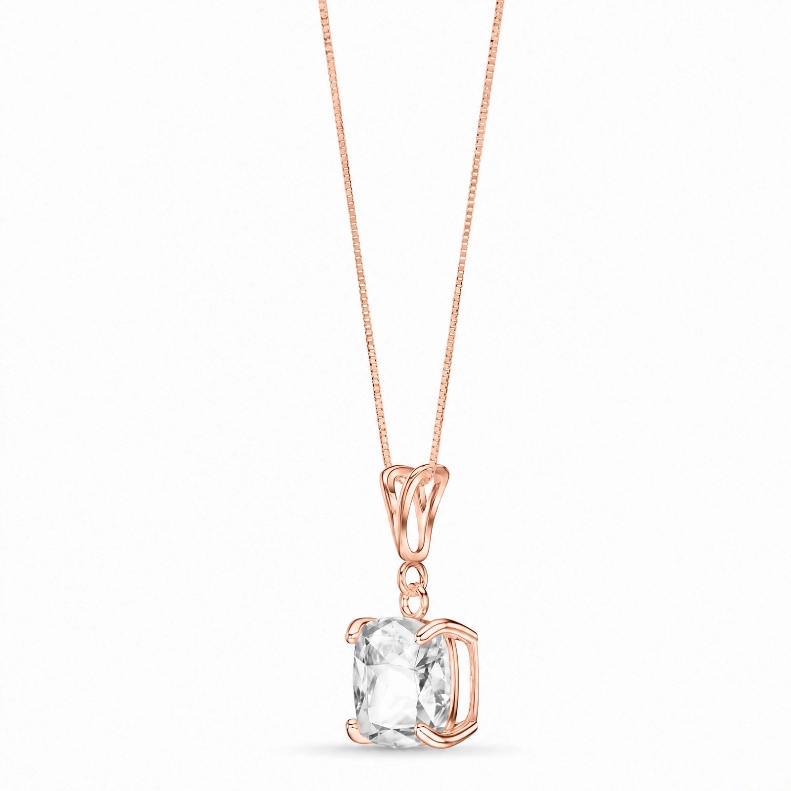 Rose Gold White Topaz — Calida