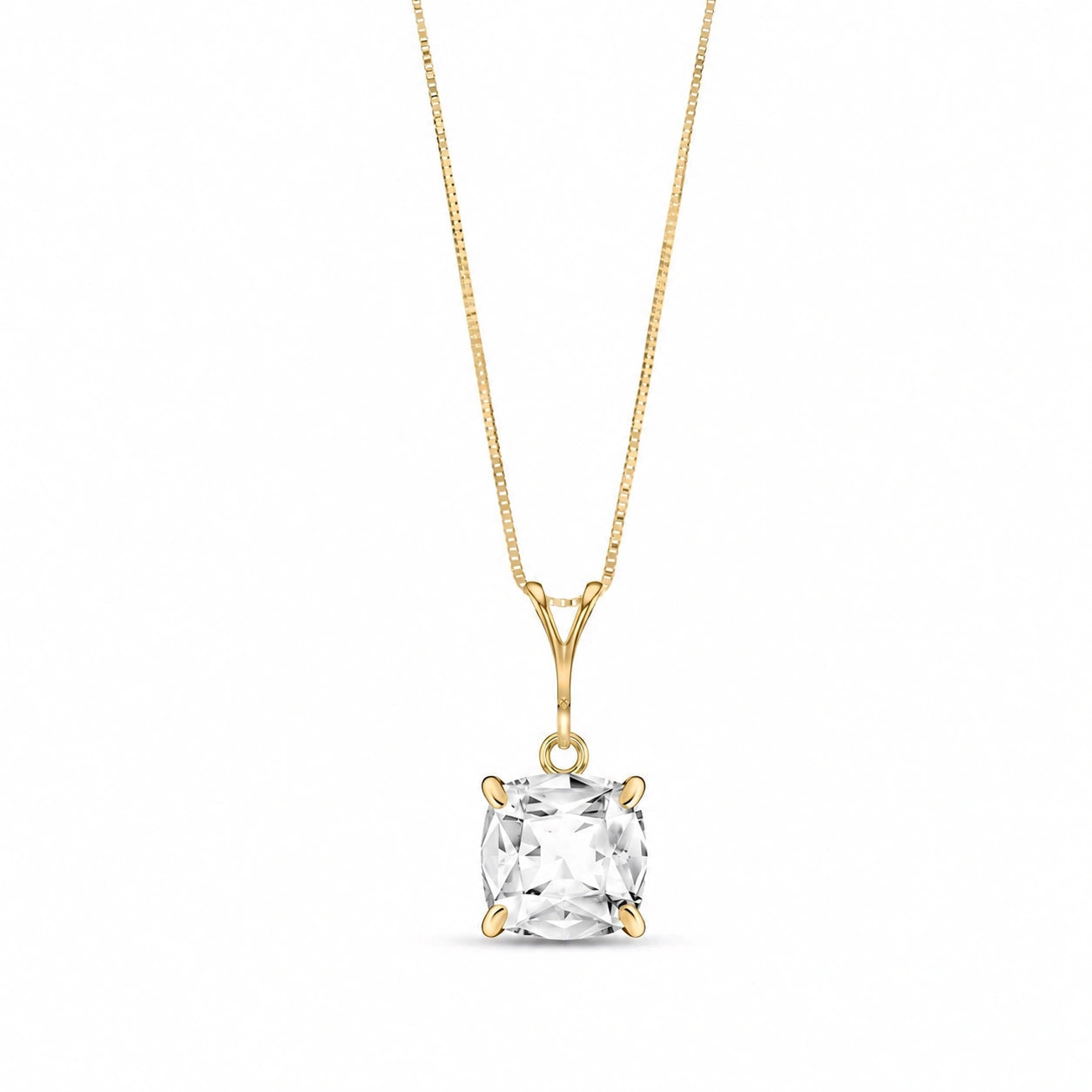 Yellow Gold White Topaz — Calida