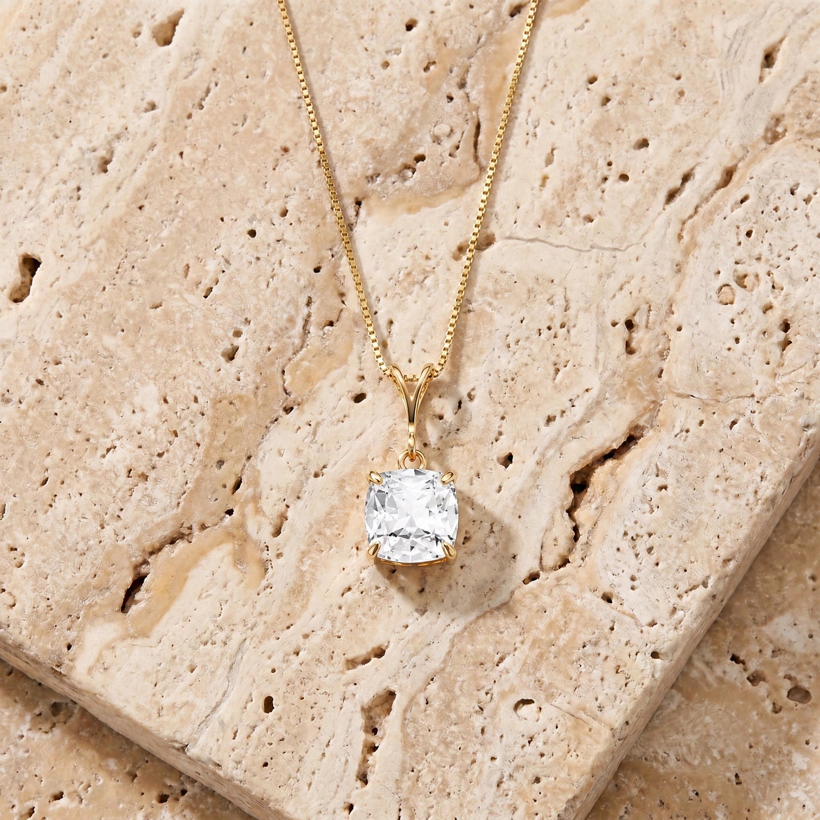 Yellow Gold White Topaz — Calida