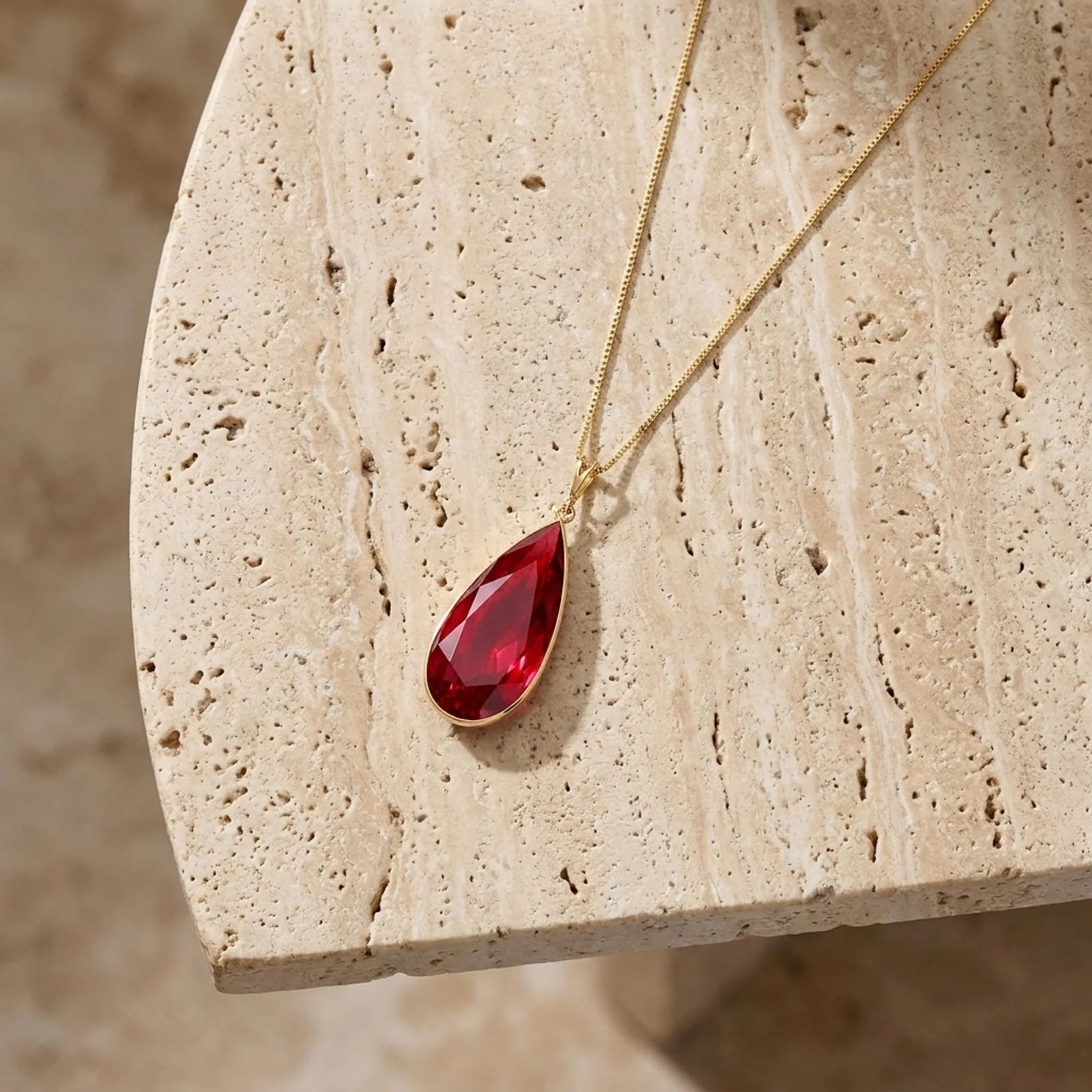 Yellow Gold Ruby — Brigitta