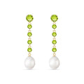 Yellow Gold Pearl & Peridot — Cristallina