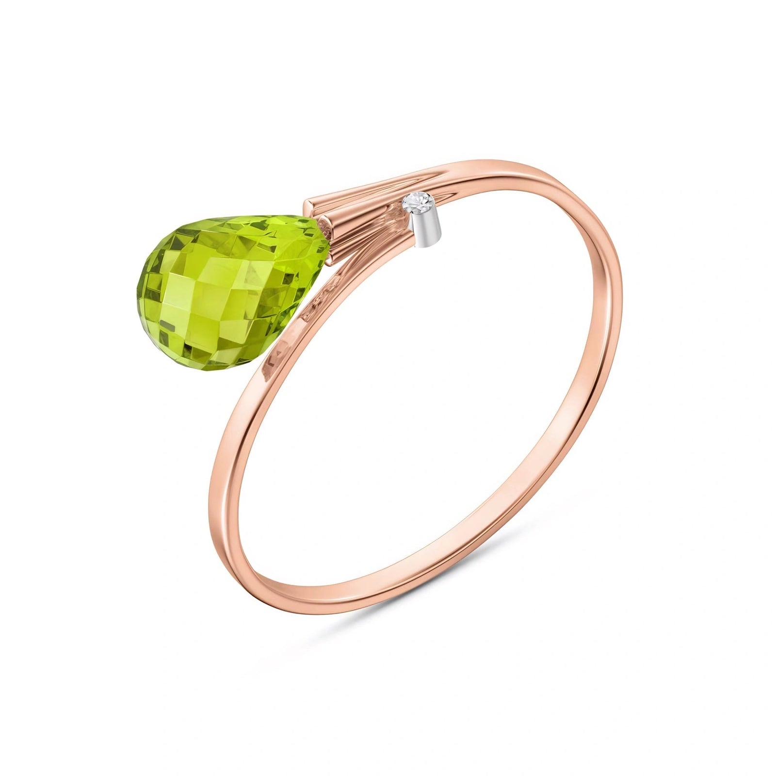 Rose Gold Diamond & Peridot — Editta