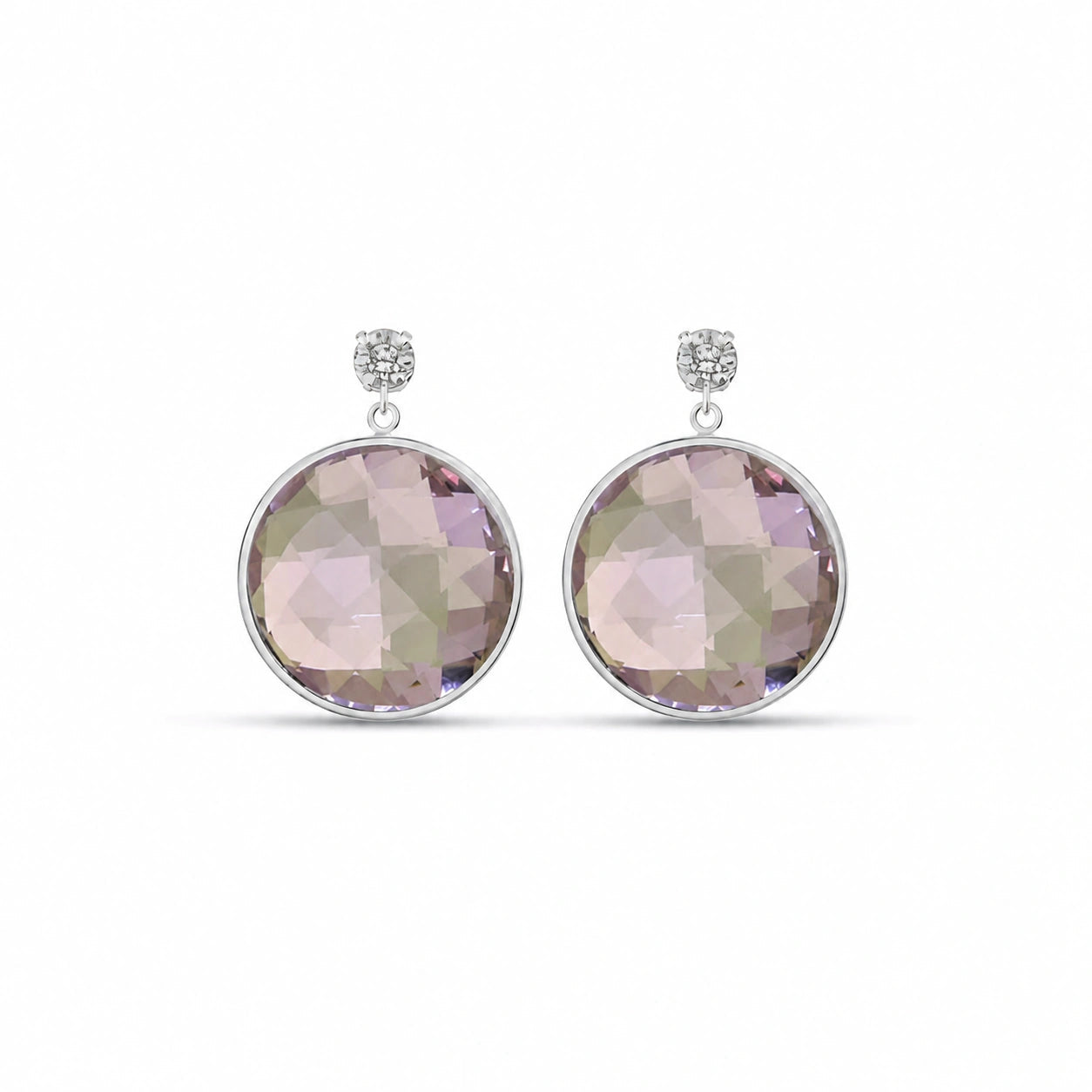 White Gold Amethyst & Diamond — Mariaalbertina