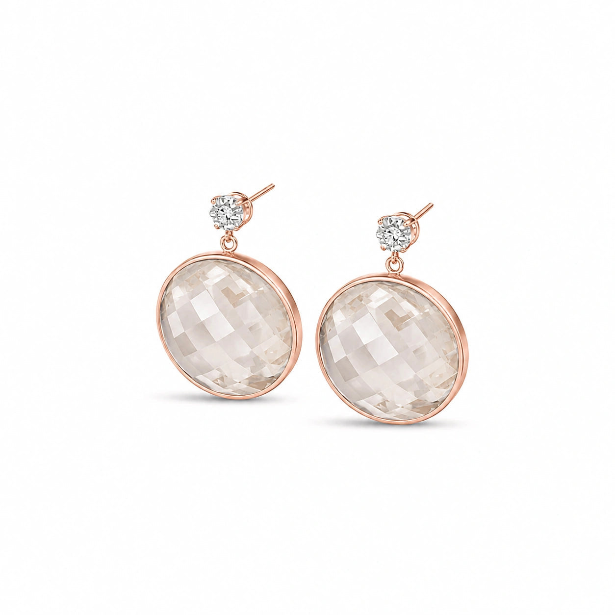 Rose Gold Rose Quartz & Diamond — Mariaalbertina